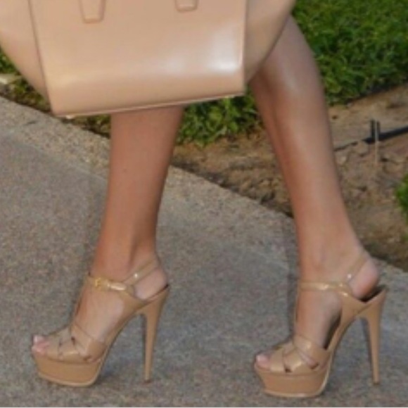 YSL Tribute Stingray heel - platform sandals - Picture 14 of 14